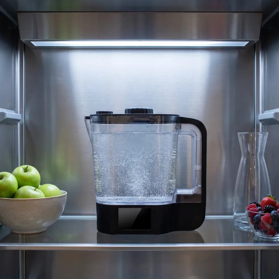 H2 Pitcher kept sealed in a luxury fridge